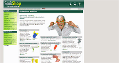 Desktop Screenshot of bouchon-oreille.com